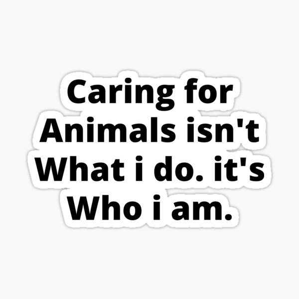 caring for animals